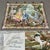 Garden of Love tapestry by Marc Waymel, published for The Franklin Mint in 1987 - Made in France - W=114m H=91cm