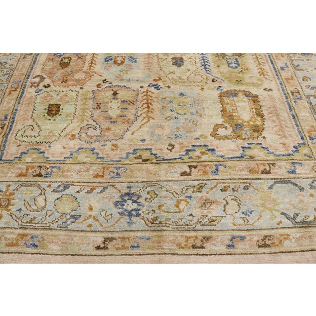 Oushak Boteh Rug - 08'00 X 09'08 For Sale - Image 4 of 9
