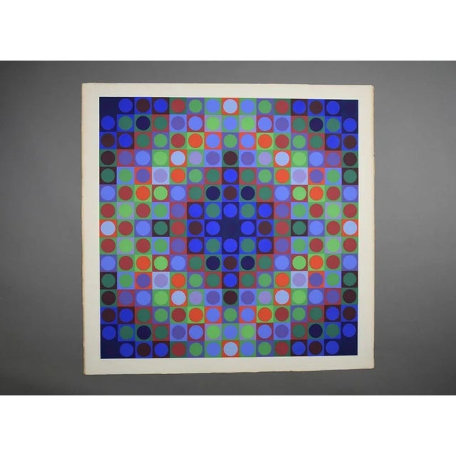1970s Victor Vasarely, Marc CF, 1970, Screen Print For Sale - Image 5 of 11