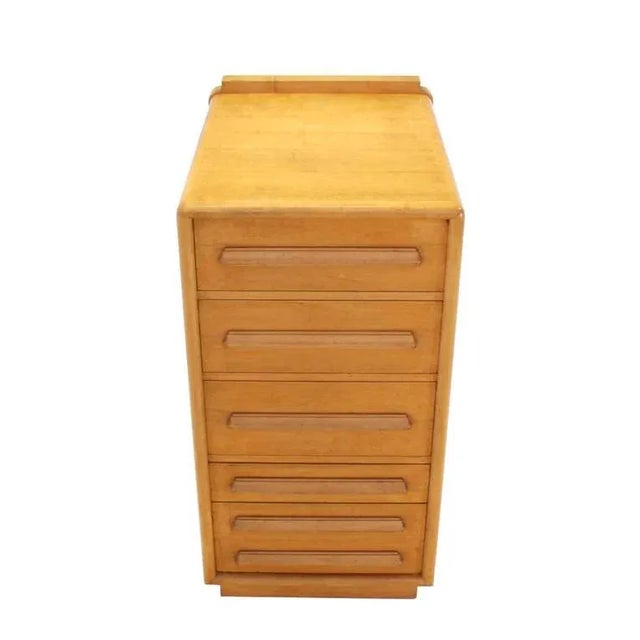 Unusual 48" high very solid build deep drawers file or specialty cabinet. Perfect for an office room.