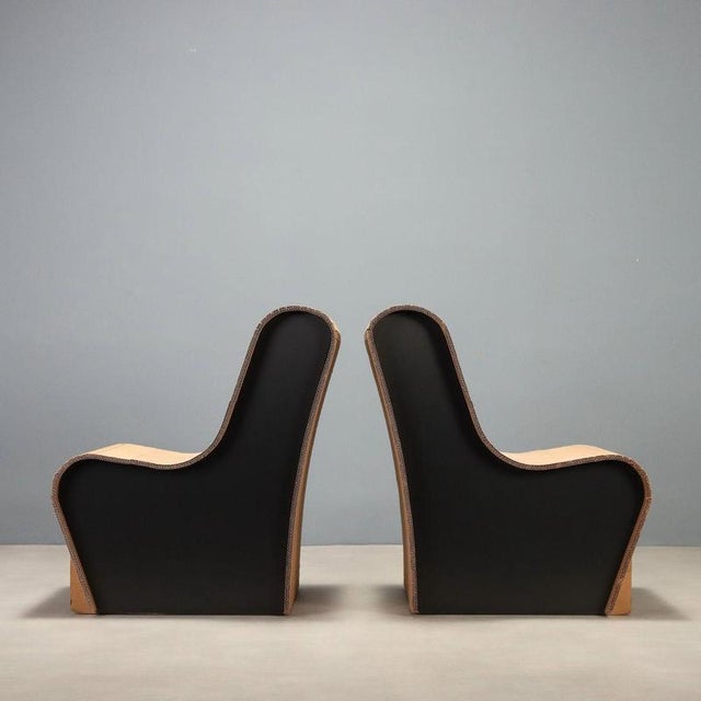 Modernist Cardboard Armchairs, 2000s, Set of 4 For Sale - Image 3 of 12