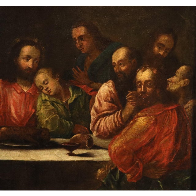 Pieter De Witte, The Last Supper, 1680, Oil on Canvas For Sale - Image 10 of 14