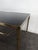 1960s Neoclassical Coffee Table in Brass and Black Glass, 1960s For Sale - Image 5 of 9