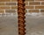 English Turn of the Century Oak Barley Twist Floor Lamp with Quadripod Base For Sale In Atlanta - Image 6 of 9