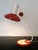 Mid-century Object: Table Lamp 1xe27 Age: 1970s Color/Material: Red / White / Metal / Plastic Dimensions: Height 50 cm...