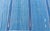 1950s Doris Leslie Blau Mid-Century Indian Dhurrie Light Blue Flatweave Cotton Carpet For Sale - Image 5 of 7