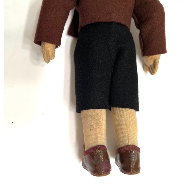 Vintage Hand-Crafted Baitz Alpine/German Tyrol Felt Folk Doll For Sale In Philadelphia - Image 6 of 6
