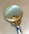 Stunning antique Delftware blue/white ceramic handle magnifying glass/loupe with silver tone ornate detail at neck/base of...