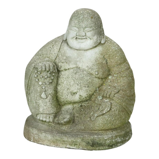 Cast Hardstone Cherubic Buddha, Early 20th Century For Sale