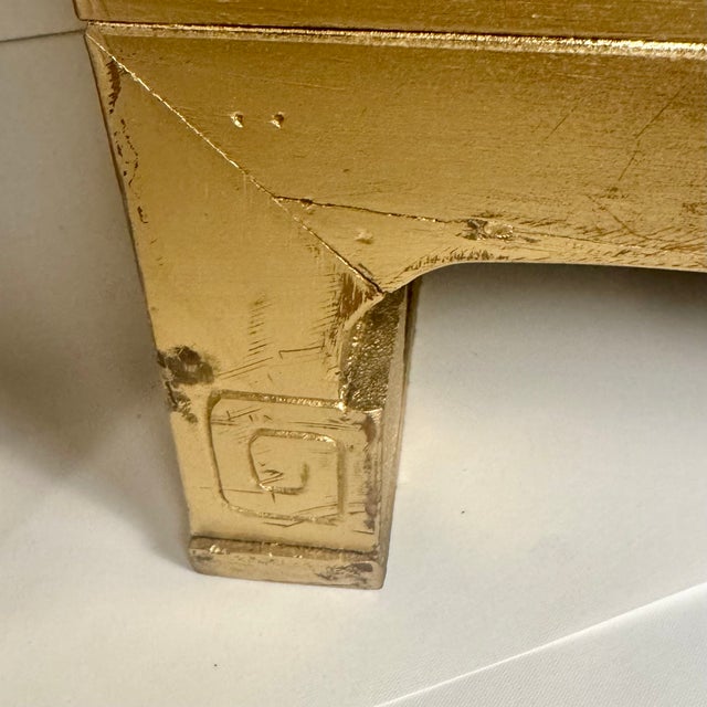 Wood Mid 20th Century Pair of Chinoiserie Nightstands For Sale - Image 7 of 10