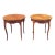 Pair 1930s French Bronze & Satinwood End Tables For Sale