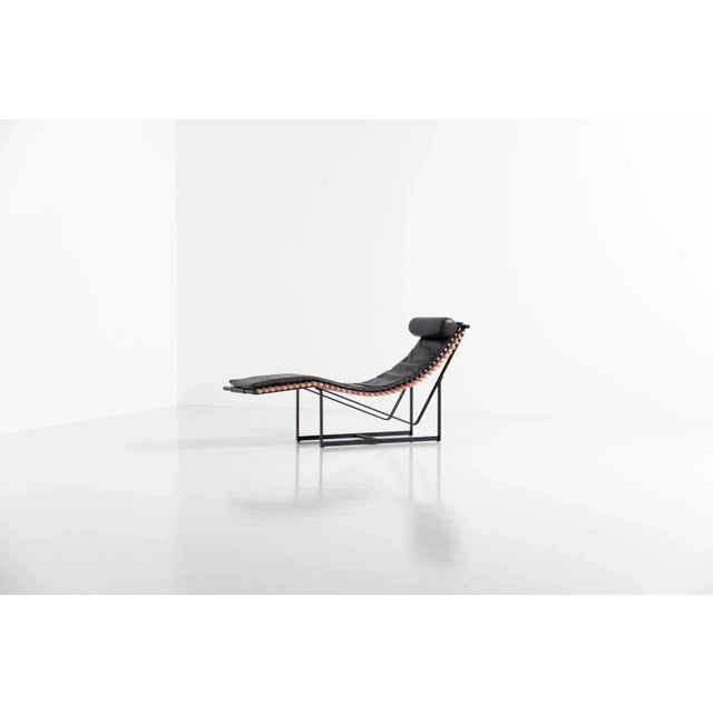 Stunning sculptural shaped lounge chair designed by Peter Strassl, Germany 1978. This super cool shaped lounge chair has...