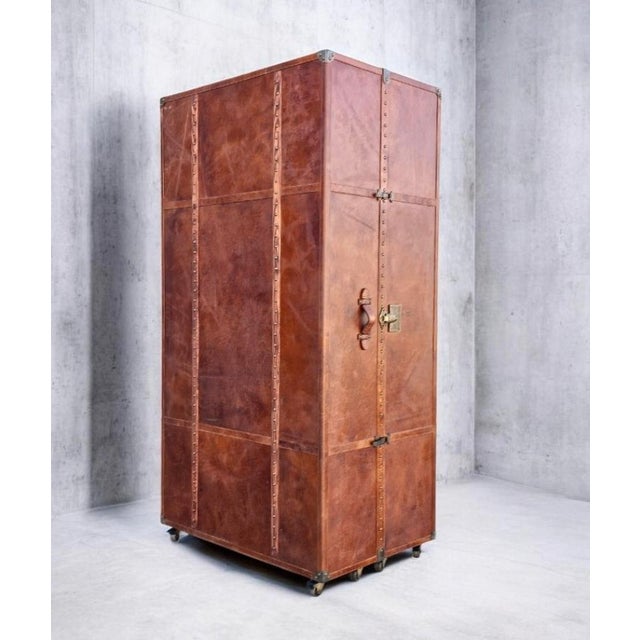 The Restoration Hardware Mayfair Steamer Trunk Secretary is a statement mobile office piece designed in collaboration with...
