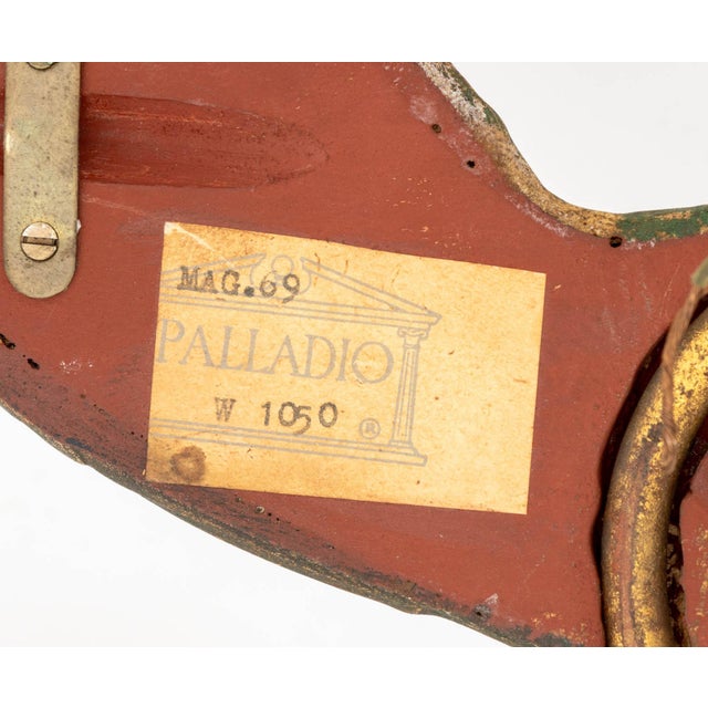 Gold Palladio Giltwood Sconces, Pair For Sale - Image 8 of 8