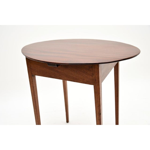 Antique Edwardian Occasional Side Table, 1900s For Sale - Image 6 of 7