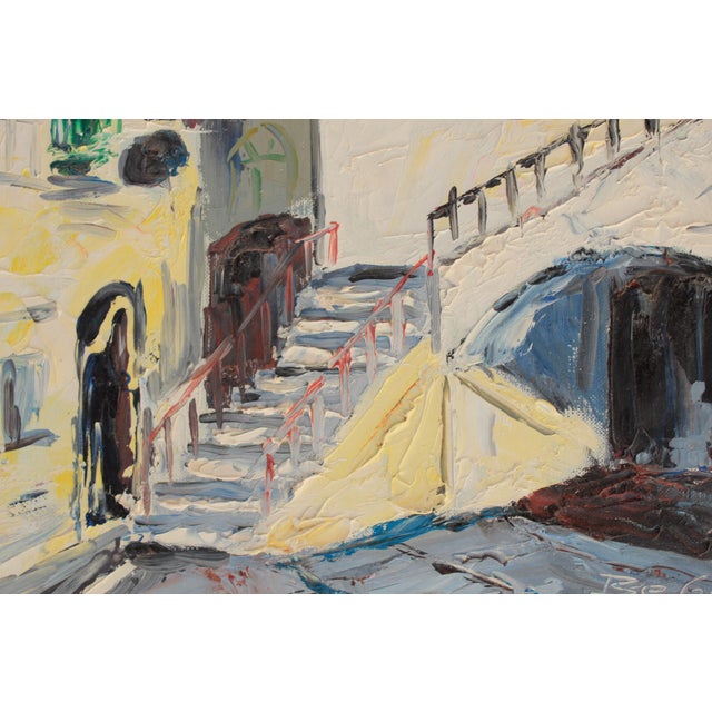 Minori, Italy, 1964, Oil on Canvas For Sale - Image 4 of 8