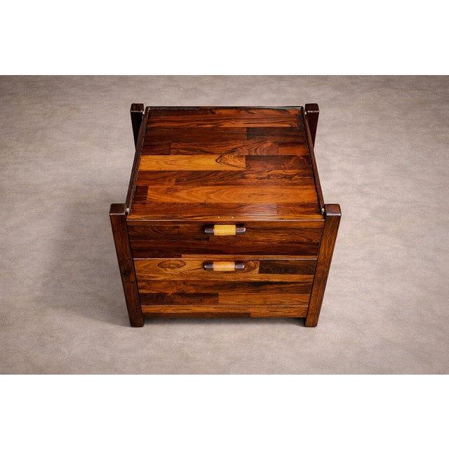 Filing Cabinet/ Side Table in Rosewood, Jorge Zalszupin, 1960’s For Sale - Image 9 of 9