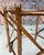 Brown 1970s Palm Beach Two-Tier Bamboo & Glass Octagonal Side Table by Turtle and Crane - McGuire Style For Sale - Image 8 of 11