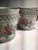 Ceramic Late 19th Century Pottery Cache Pots with Flowers and Lions Heads, France, 1890, Set of 2 For Sale - Image 7 of 18