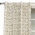 Decorative Coloured Linen Curtain Hand Block Print With Floral Motifs Size 54"Wx102"L- Keri Jaal For Sale - Image 6 of 6