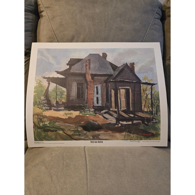 Bill Granstaff Kentucky Artist 1979 This Old House is signed and numbered been in storage it's Museum quality only touched...