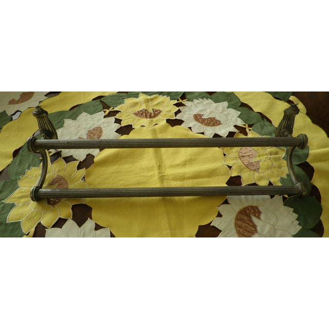 Vintage Double Wall-Mounted Towel Rack, 1970 For Sale - Image 9 of 13