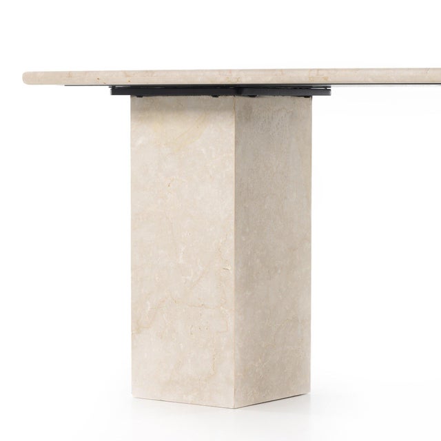 Cream Four Hands Arum Desk - Cream Marble For Sale - Image 8 of 11