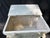 Vintage Painted Splint Wood Picnic Basket For Sale - Image 12 of 15