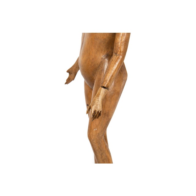 Group of 15 Carved Wood Sculpture Figural Studies or Artist Models, 20th Century For Sale - Image 12 of 18