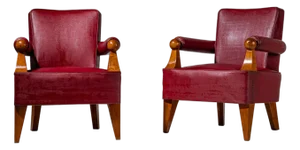Pair of Armchairs, Italy, 1950s