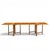 Bruno Mathsson Style Maria Mid Century Danish Teak Expanding Dining Table The expanded table measures: 110 wide x 35.5...
