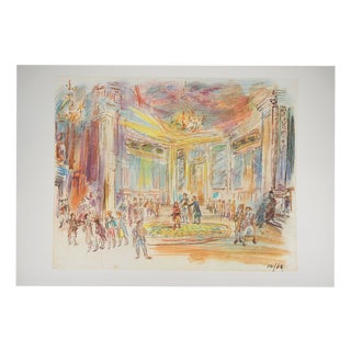 Oskar Kokoschka, Palace Hall, 1962, Photolithograph For Sale