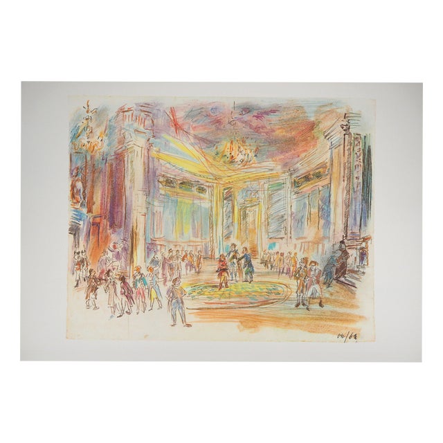 Oskar Kokoschka, Palace Hall, 1962, Photolithograph For Sale