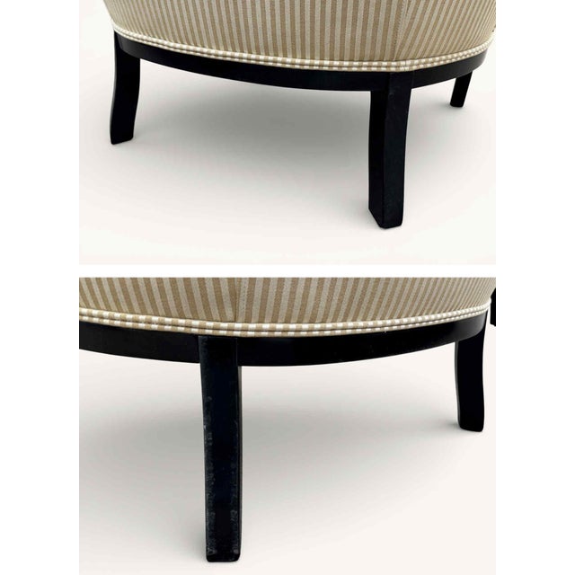 Jay Spectre for Century Furniture Wallis Simpson Lounge Chairs & Ottomans - 4 Piece Set For Sale - Image 16 of 18