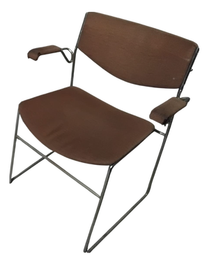 Metal and Fabric Chair by Bononia Gavina, Italy, 1970s