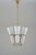 Ceiling Light in Brass and Opaline Glass attributed to Hans-Agne Jakobsson, 1950s For Sale - Image 4 of 15
