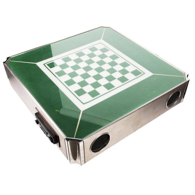 This is an exceptionally unique Art Deco/Streamline Moderne piece (c. 1930s), acquired from a Ferman gallery. It combines...