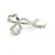 1990s Tiffany & Co Ribbon Brooch Pin Sterling Silver Estate For Sale - Image 4 of 8