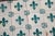 Antique 19th Century Portuguese Heraldic Motif Tiles With Teal Fleur-De-Lis Set of 28 For Sale - Image 9 of 14