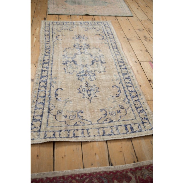 Vintage Distressed Oushak Rug - 2'8" x 4'8" For Sale - Image 9 of 9