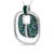 This artistically imagined statement pendant necklace abounds with sparkling style with prong-set natural gemstones and...