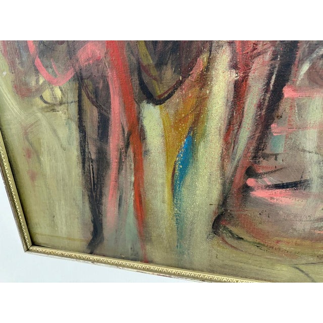 Mino Ceretti, Abstract Composition, 1950s, Oil on Canvas For Sale - Image 9 of 14