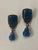 Metal Native American Lapis Lazuli Sterling Drop Earrings, a Pair For Sale - Image 7 of 10