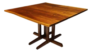 Mid 20th Century George Nakashima Frenchman's Cove Dining Table in Walnut With Free Edge