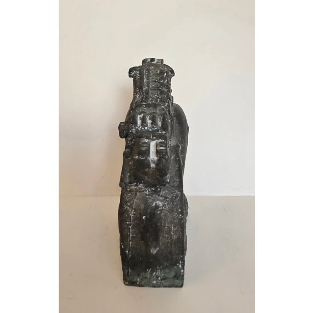 Metal Eduardo Paolozzi, Portrait of Matta, 1979, Bronze For Sale - Image 7 of 18