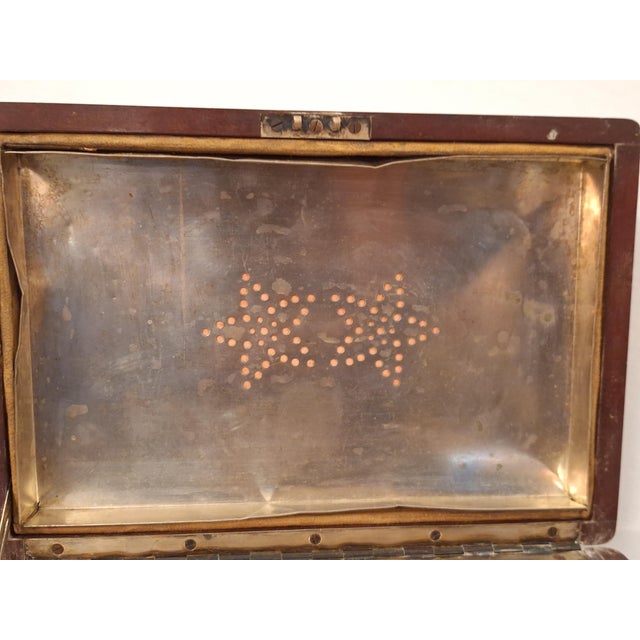 Wood Late 19th Century Antique Black Starr and Frost Sterling Cigar Humidor For Sale - Image 7 of 13