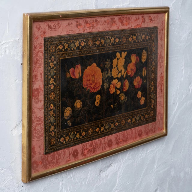 Persian Paint Lacquered Book Cover, 19th Century For Sale - Image 10 of 10