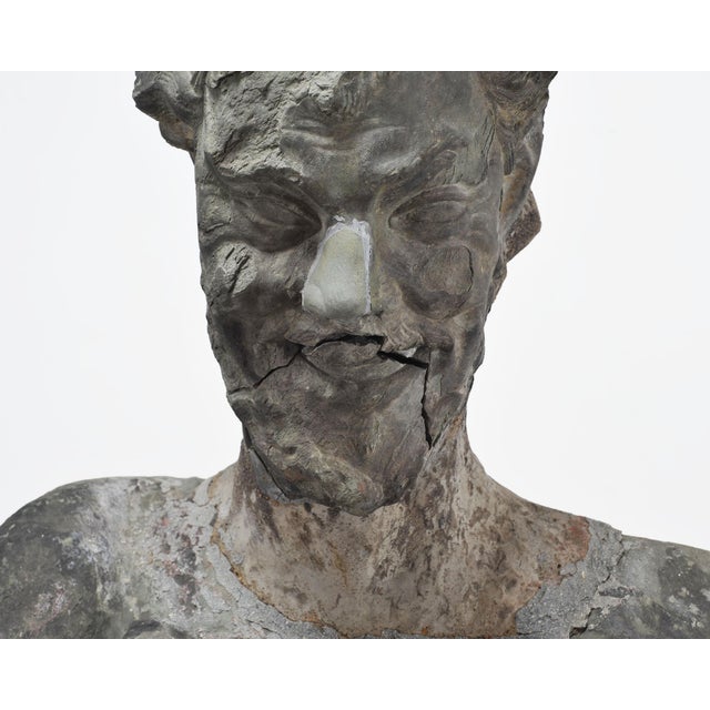 Hellenistic Greco-Roman Hermes Stone Marble Sculpture 5 Ft For Sale In Sacramento - Image 6 of 18