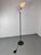 Italian Murano Vistosi Floor lamp Designed and made in the 1990s Vistosi Murano Glass held by a elegant brass tranch....