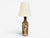 Bodil Marie Nielsen, Table Lamp, Brown Stoneware, Denmark, 1960s For Sale - Image 4 of 8